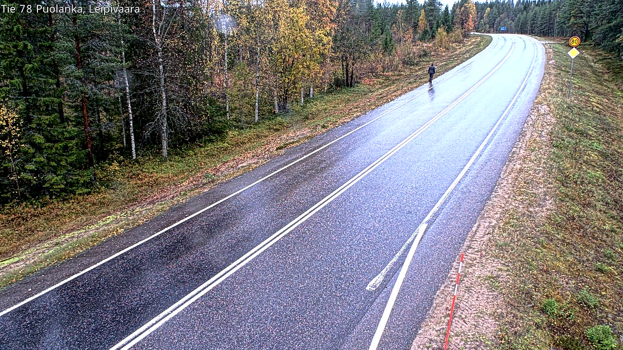 Weather Camera Image Road 78 Puolanka, Leipivaara, Puolanka, Kainuu