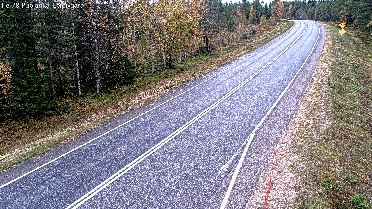Kelikamerat Kuva Tie 78 Puolanka, Leipivaara, Puolanka, Kainuu