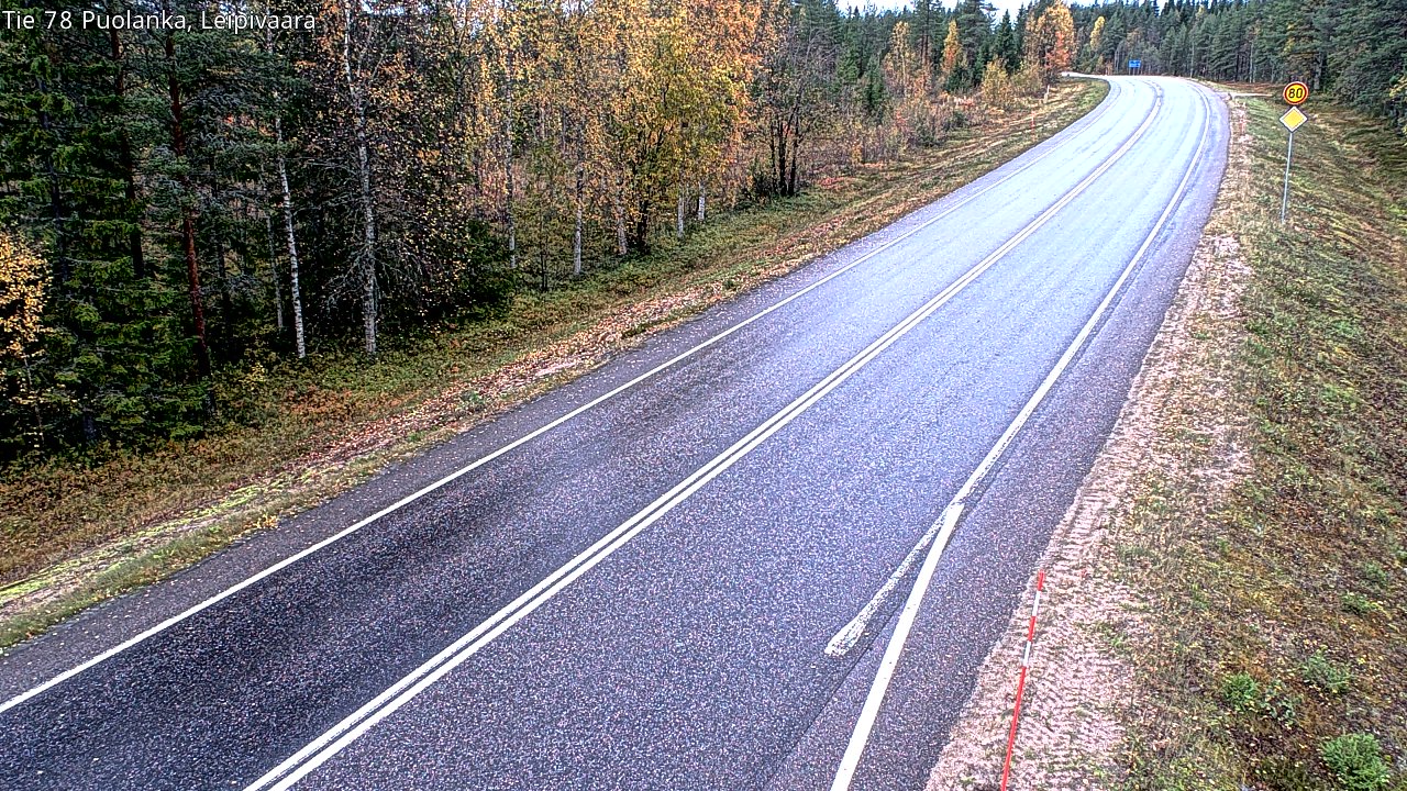 Kelikamerat Kuva Tie 78 Puolanka, Leipivaara, Puolanka, Kainuu