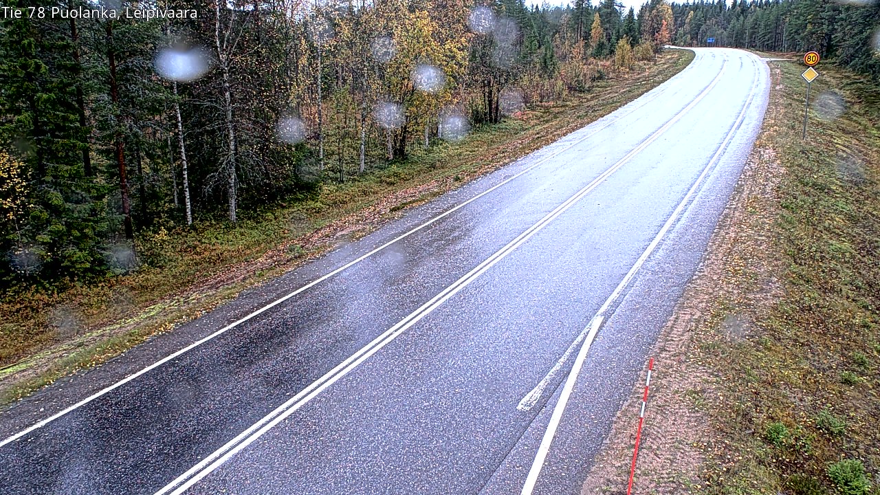 Weather Camera Image Road 78 Puolanka, Leipivaara, Puolanka, Kainuu