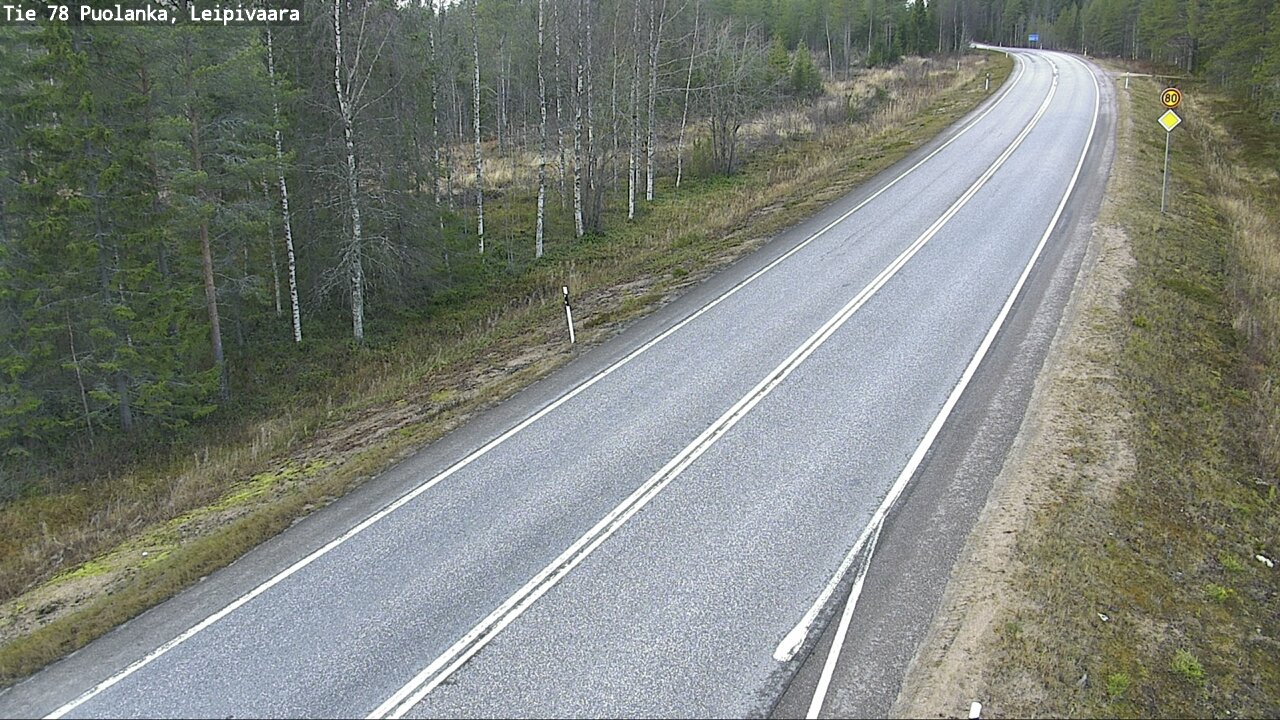 Kelikamerat Kuva Tie 78 Puolanka, Leipivaara, Puolanka, Kainuu