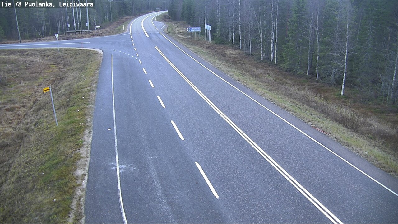 Kelikamerat Kuva Tie 78 Puolanka, Leipivaara, Puolanka, Kainuu