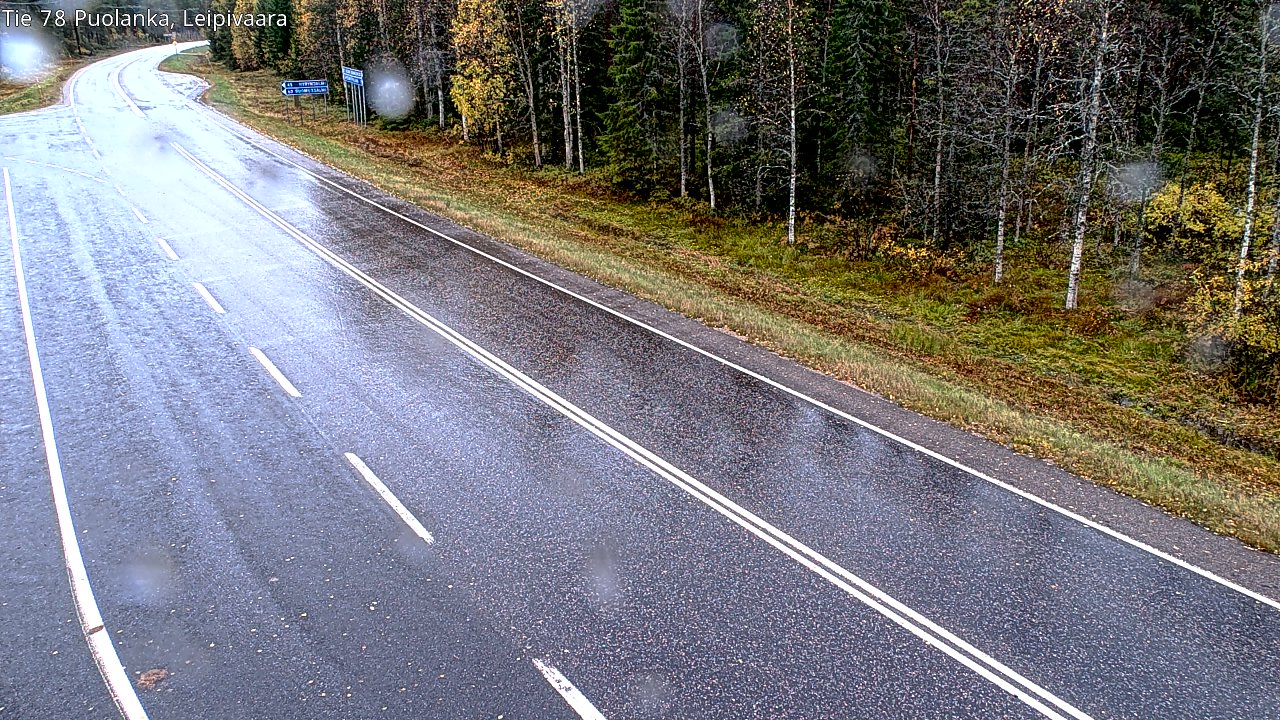 Weather Camera Image Road 78 Puolanka, Leipivaara, Puolanka, Kainuu