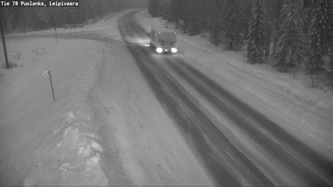 Weather Camera Image Road 78 Puolanka, Leipivaara, Puolanka, Kainuu