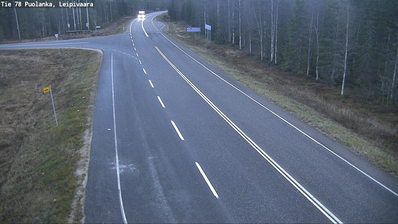 Kelikamerat Kuva Tie 78 Puolanka, Leipivaara, Puolanka, Kainuu