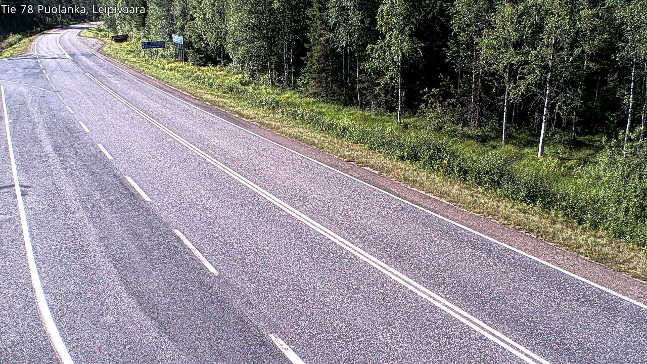 Kelikamerat Kuva Tie 78 Puolanka, Leipivaara, Puolanka, Kainuu