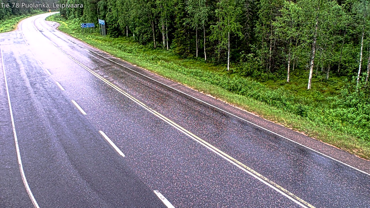 Kelikamerat Kuva Tie 78 Puolanka, Leipivaara, Puolanka, Kainuu