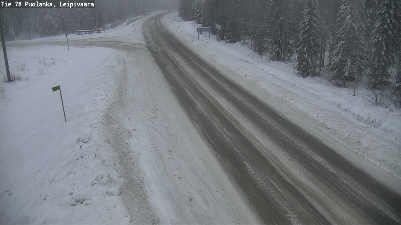 Weather Camera Image Road 78 Puolanka, Leipivaara, Puolanka, Kainuu