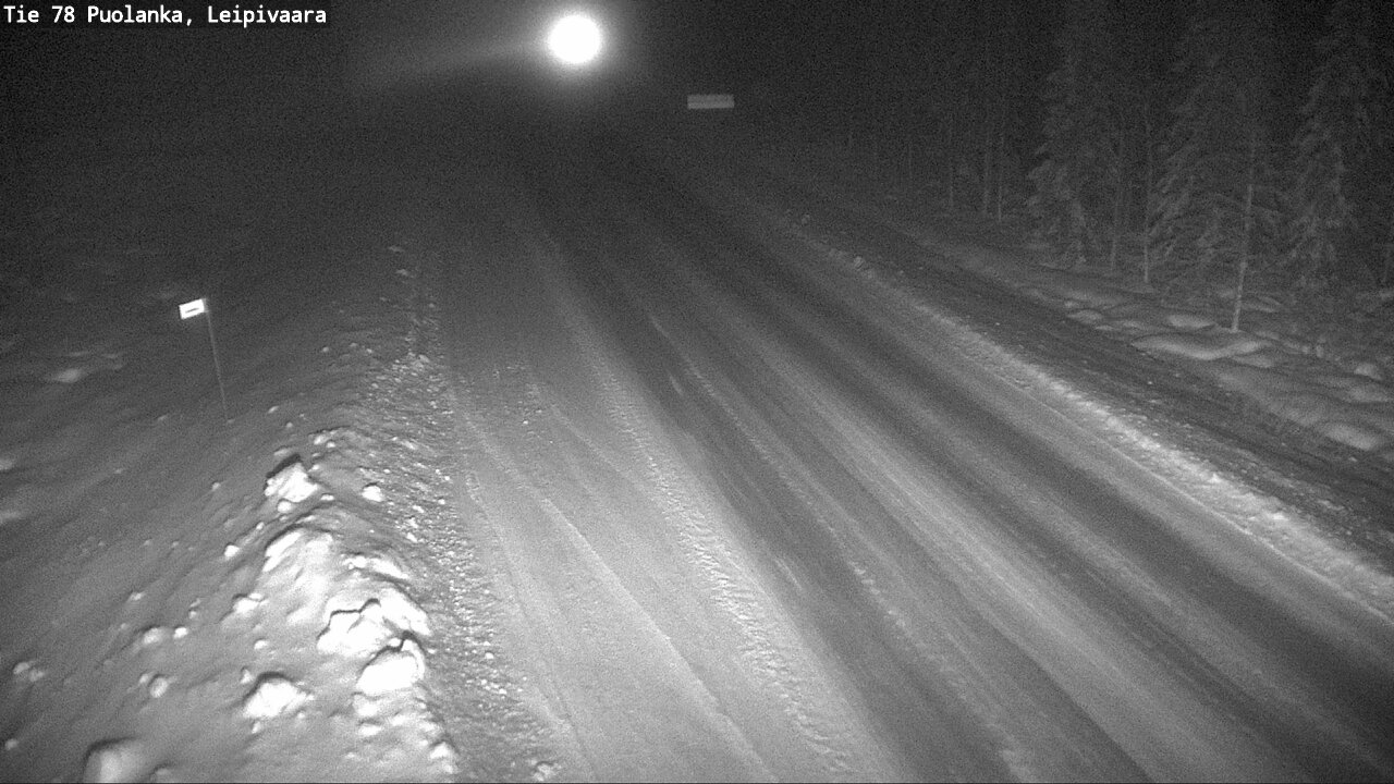 Weather Camera Image Road 78 Puolanka, Leipivaara, Puolanka, Kainuu