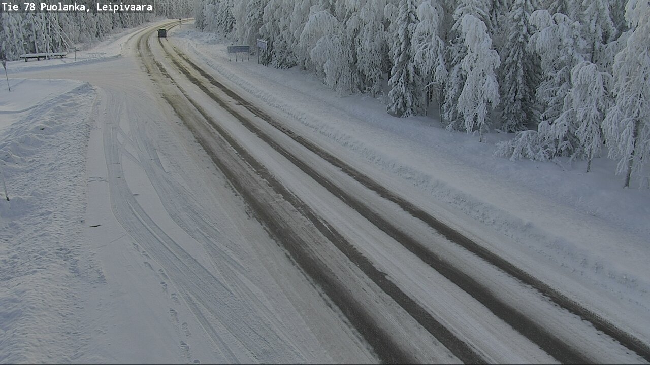 Weather Camera Image Väg 78 Puolango, Leipivaara, Puolanka, Kainuu