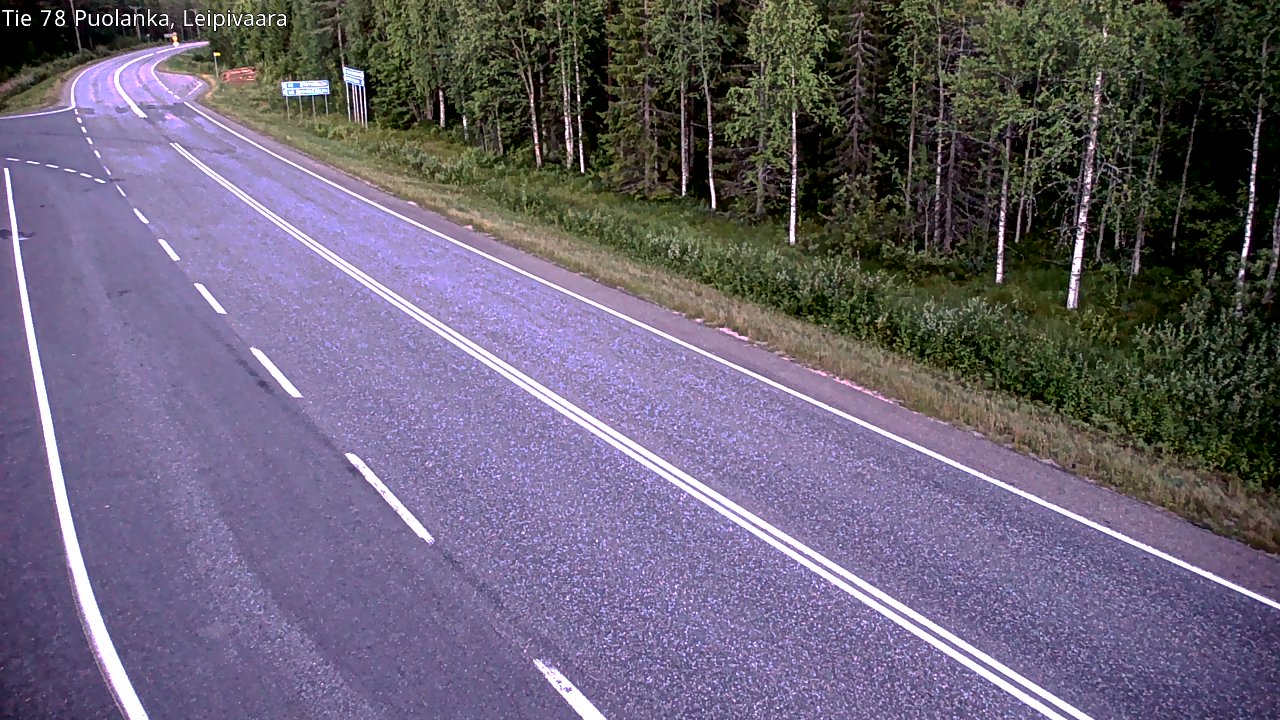 Kelikamerat Kuva Tie 78 Puolanka, Leipivaara, Puolanka, Kainuu