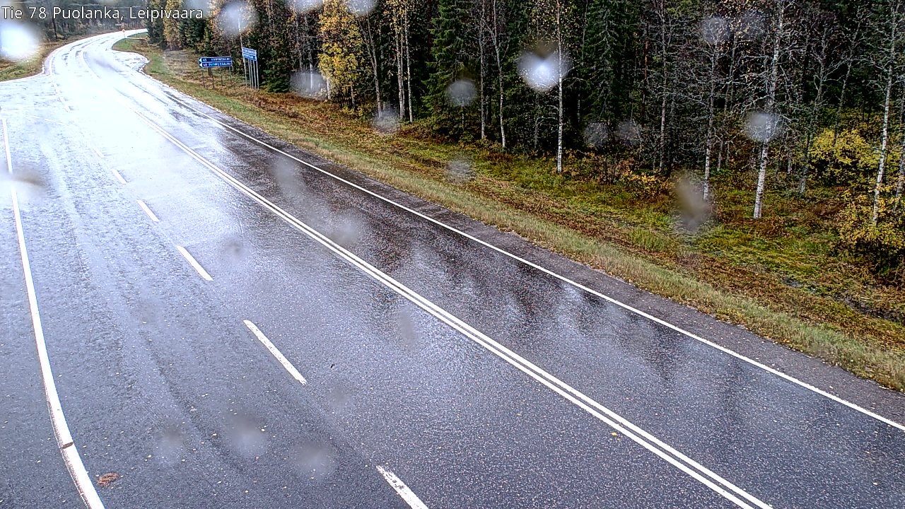 Weather Camera Image Road 78 Puolanka, Leipivaara, Puolanka, Kainuu