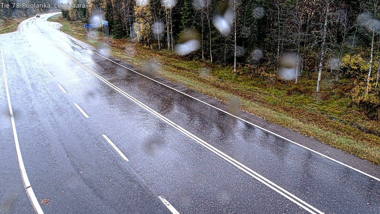 Weather Camera Image Road 78 Puolanka, Leipivaara, Puolanka, Kainuu