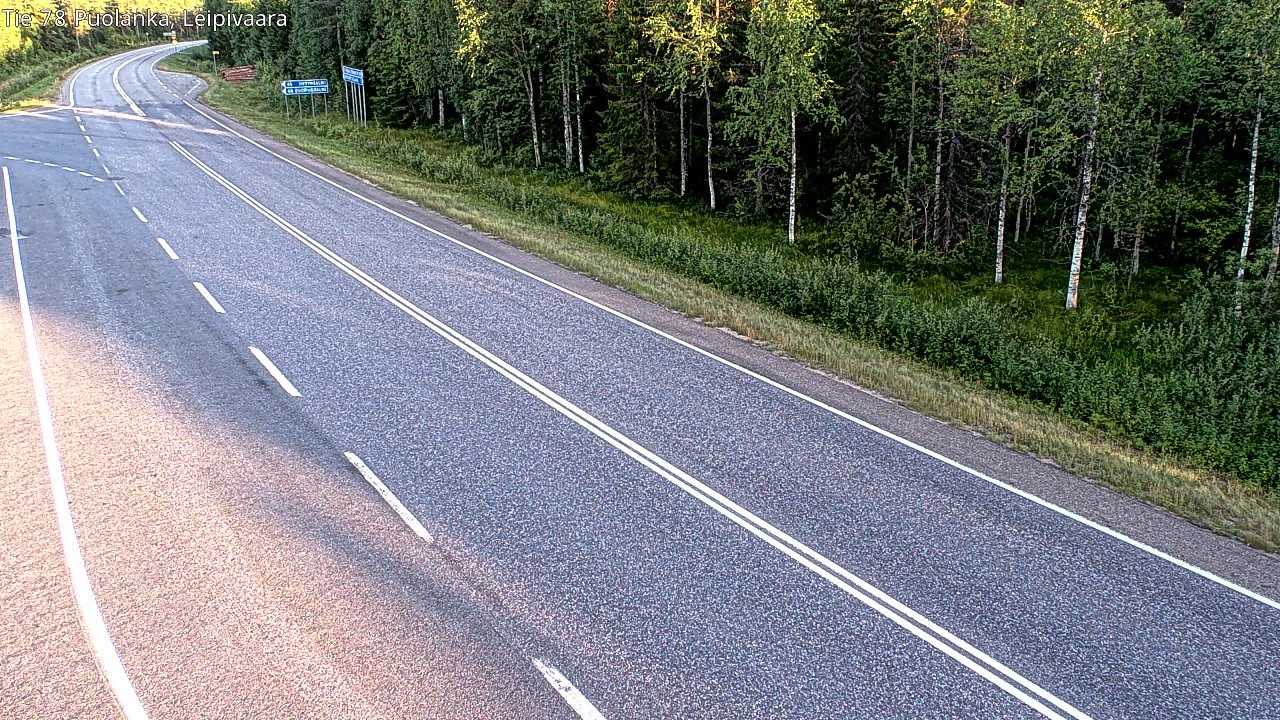 Kelikamerat Kuva Tie 78 Puolanka, Leipivaara, Puolanka, Kainuu