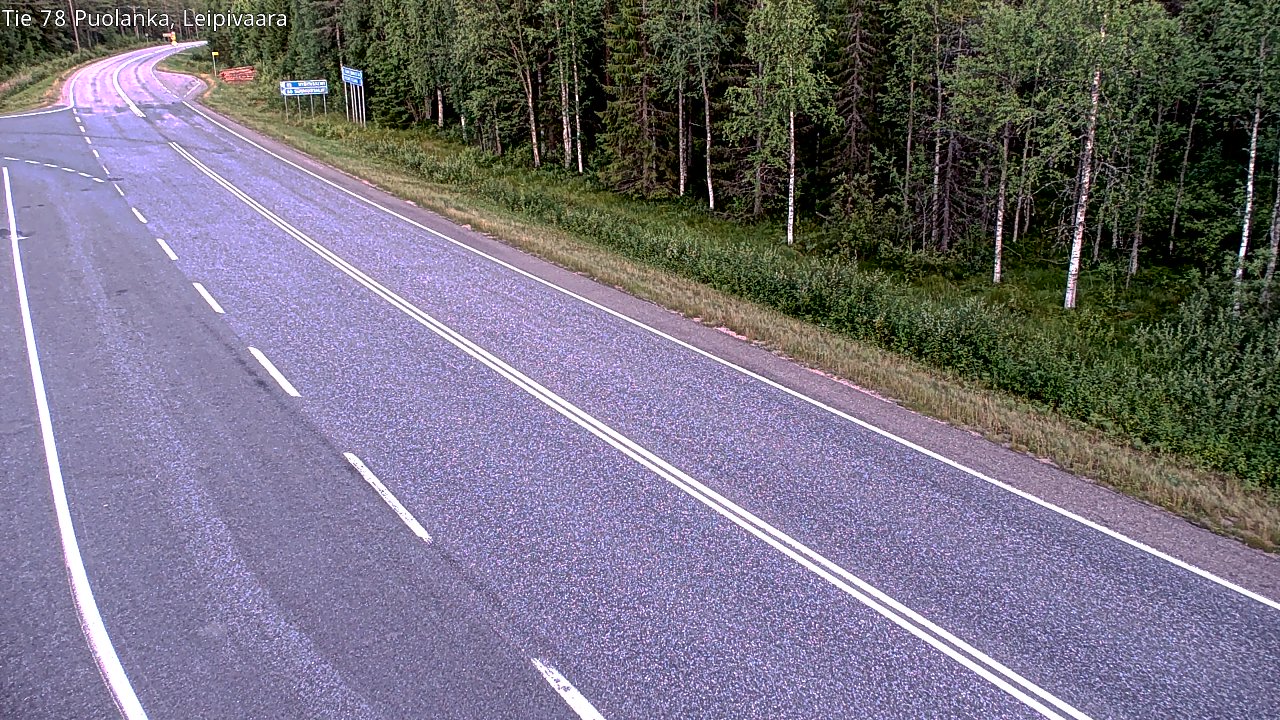 Kelikamerat Kuva Tie 78 Puolanka, Leipivaara, Puolanka, Kainuu