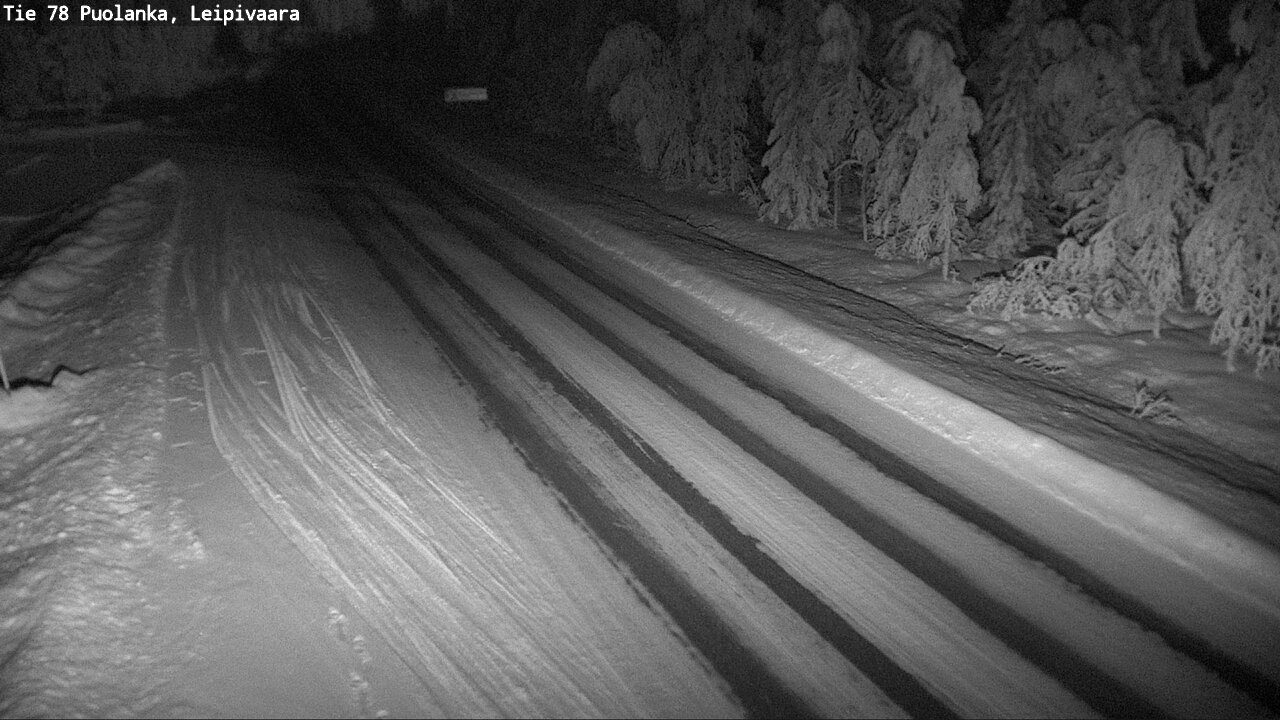 Weather Camera Image Road 78 Puolanka, Leipivaara, Puolanka, Kainuu