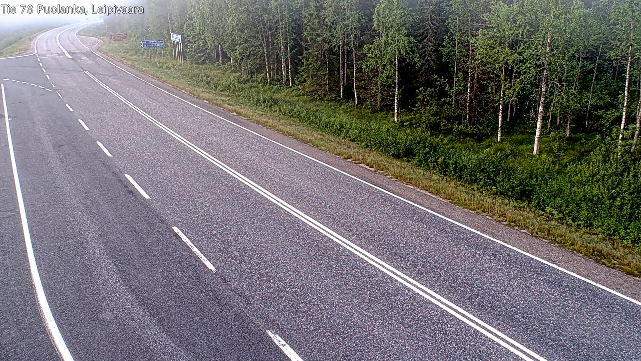 Kelikamerat Kuva Tie 78 Puolanka, Leipivaara, Puolanka, Kainuu