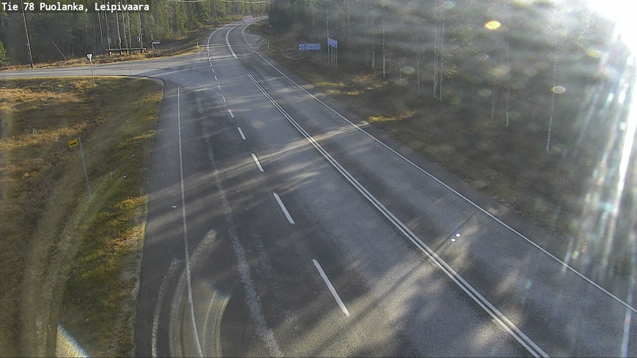 Kelikamerat Kuva Tie 78 Puolanka, Leipivaara, Puolanka, Kainuu