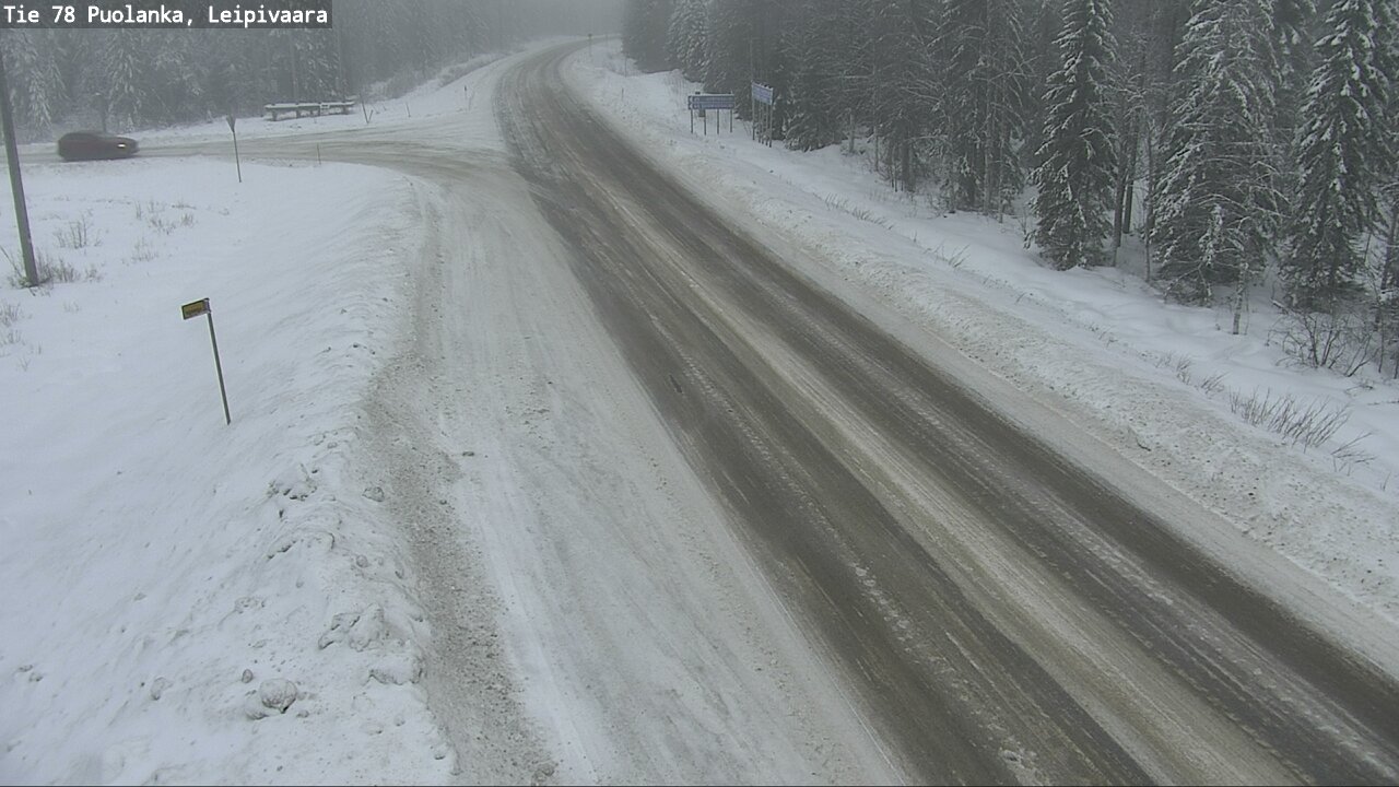 Weather Camera Image Road 78 Puolanka, Leipivaara, Puolanka, Kainuu