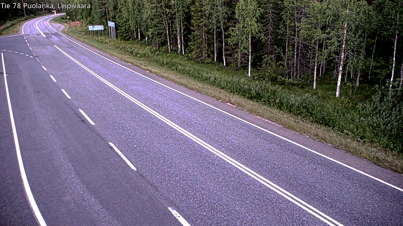 Kelikamerat Kuva Tie 78 Puolanka, Leipivaara, Puolanka, Kainuu