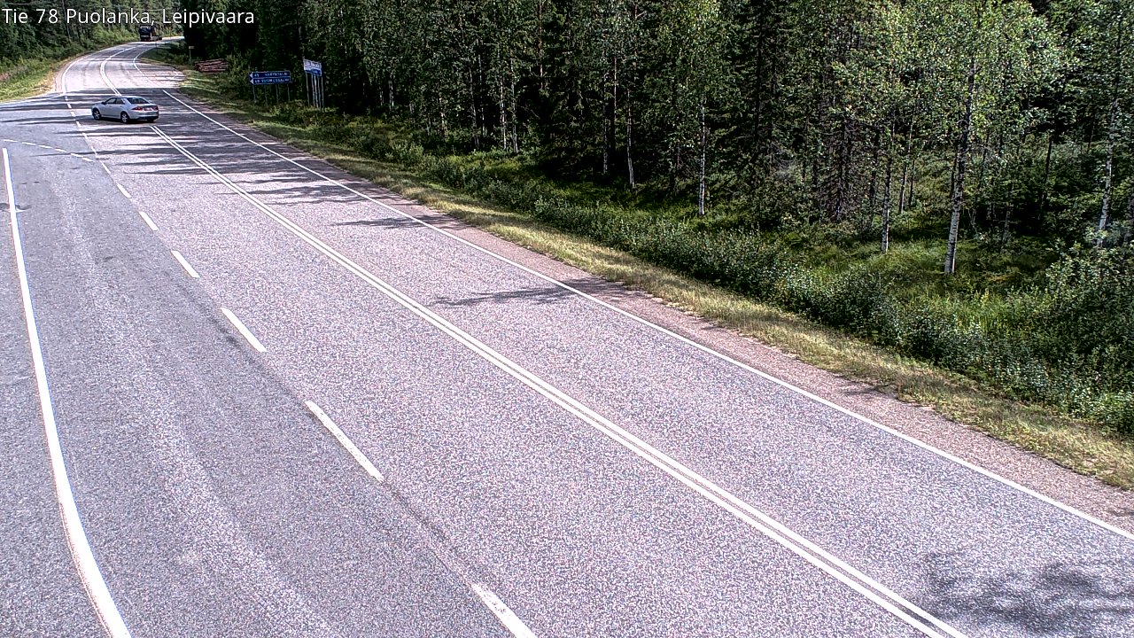 Kelikamerat Kuva Tie 78 Puolanka, Leipivaara, Puolanka, Kainuu