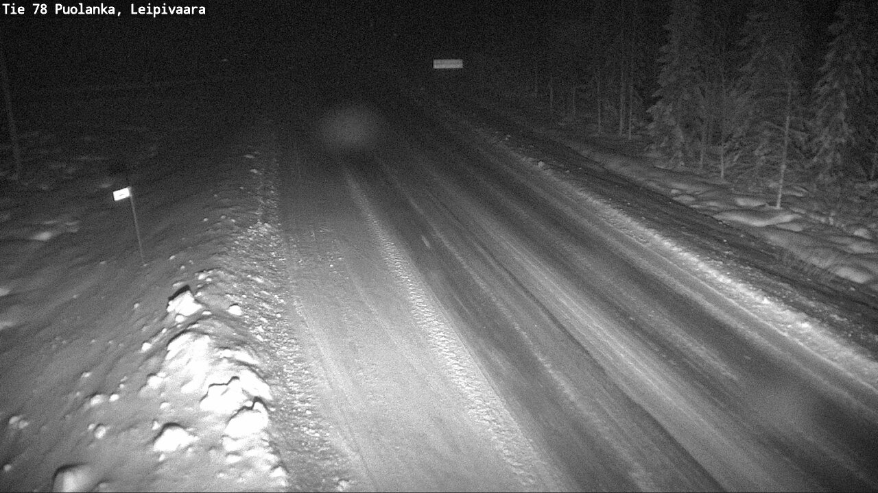 Weather Camera Image Road 78 Puolanka, Leipivaara, Puolanka, Kainuu