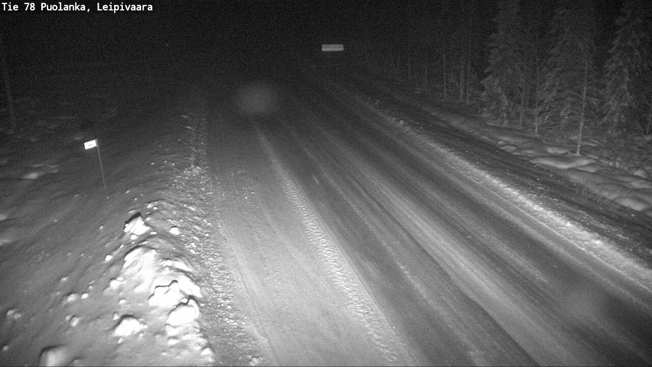 Weather Camera Image Road 78 Puolanka, Leipivaara, Puolanka, Kainuu