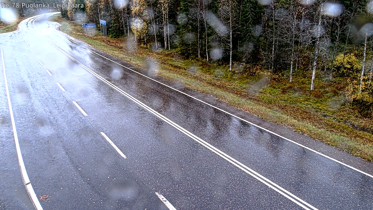 Weather Camera Image Road 78 Puolanka, Leipivaara, Puolanka, Kainuu