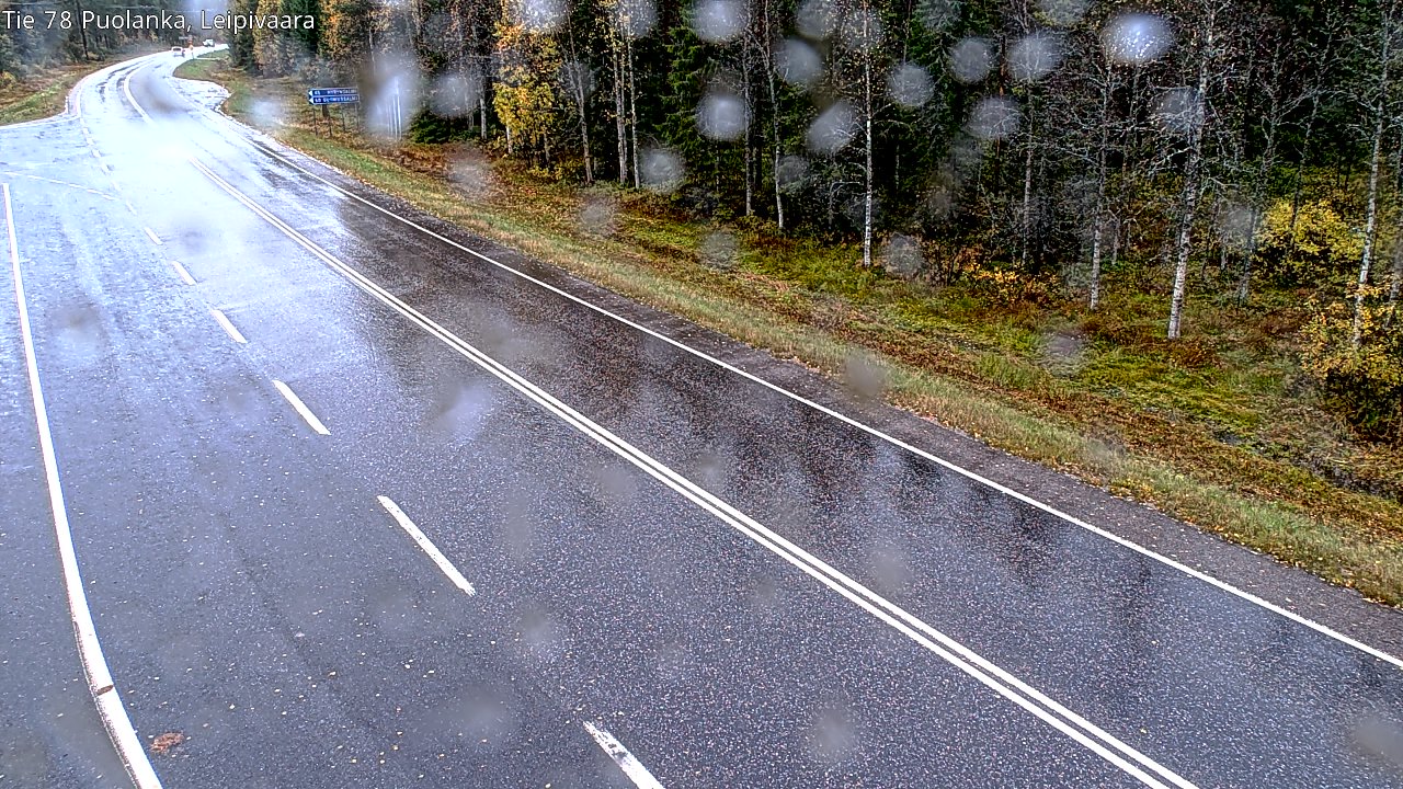 Weather Camera Image Road 78 Puolanka, Leipivaara, Puolanka, Kainuu
