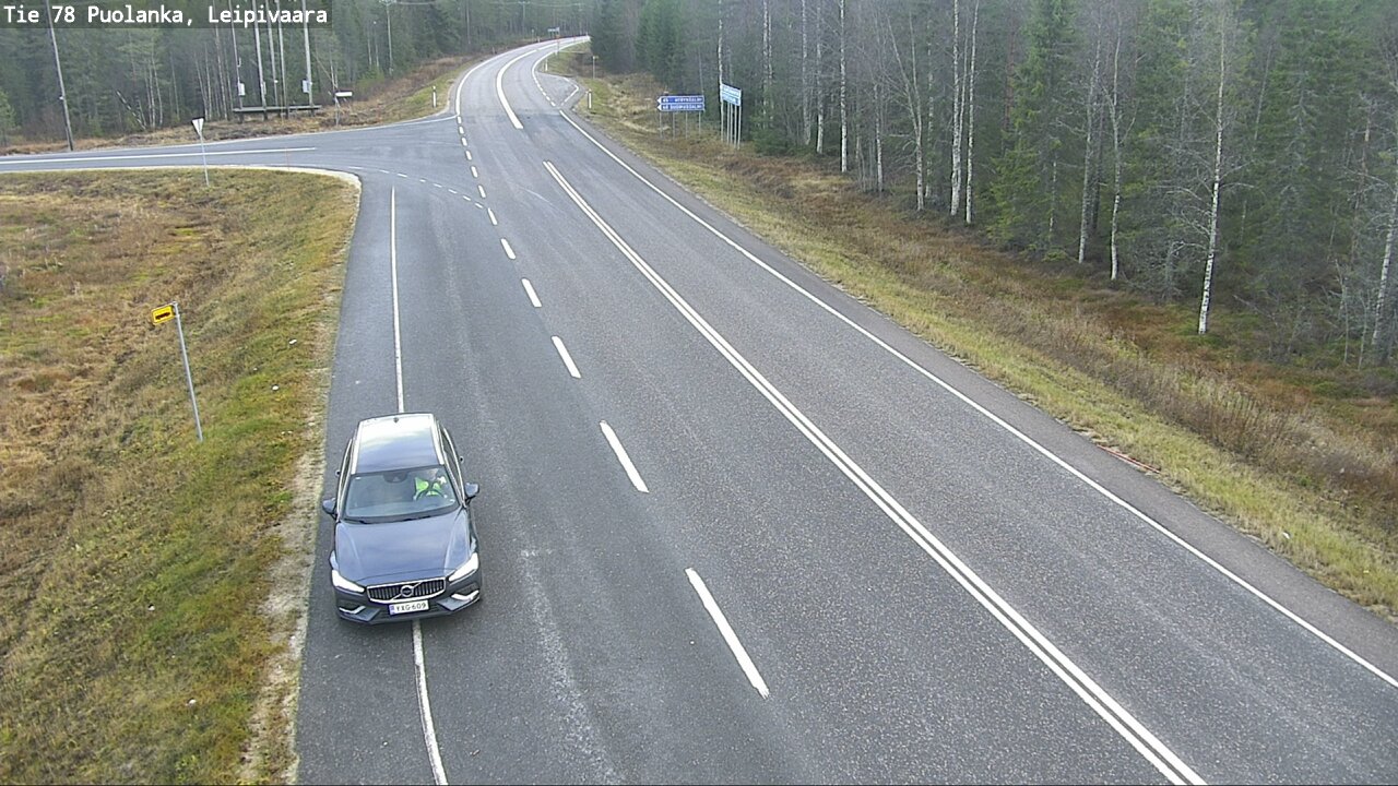 Kelikamerat Kuva Tie 78 Puolanka, Leipivaara, Puolanka, Kainuu