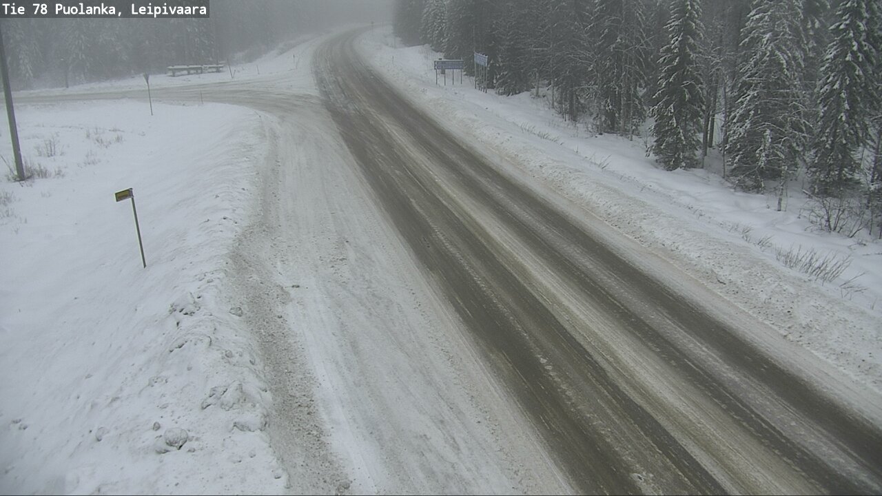 Weather Camera Image Road 78 Puolanka, Leipivaara, Puolanka, Kainuu