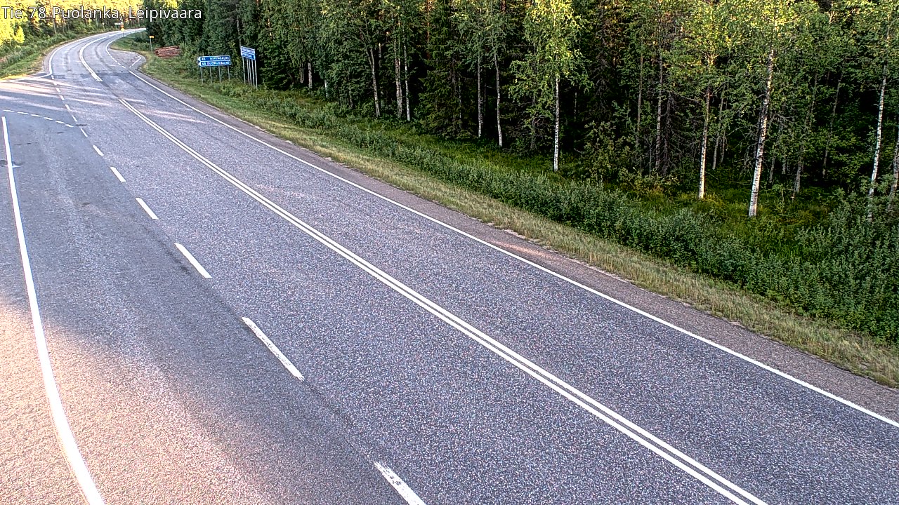 Kelikamerat Kuva Tie 78 Puolanka, Leipivaara, Puolanka, Kainuu