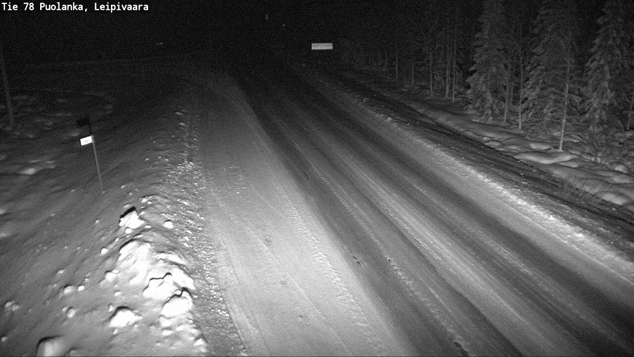 Weather Camera Image Road 78 Puolanka, Leipivaara, Puolanka, Kainuu
