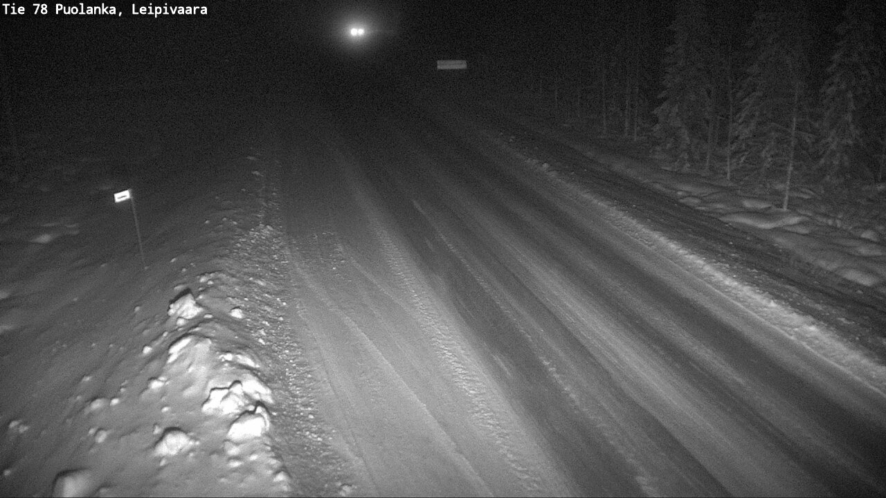 Weather Camera Image Road 78 Puolanka, Leipivaara, Puolanka, Kainuu