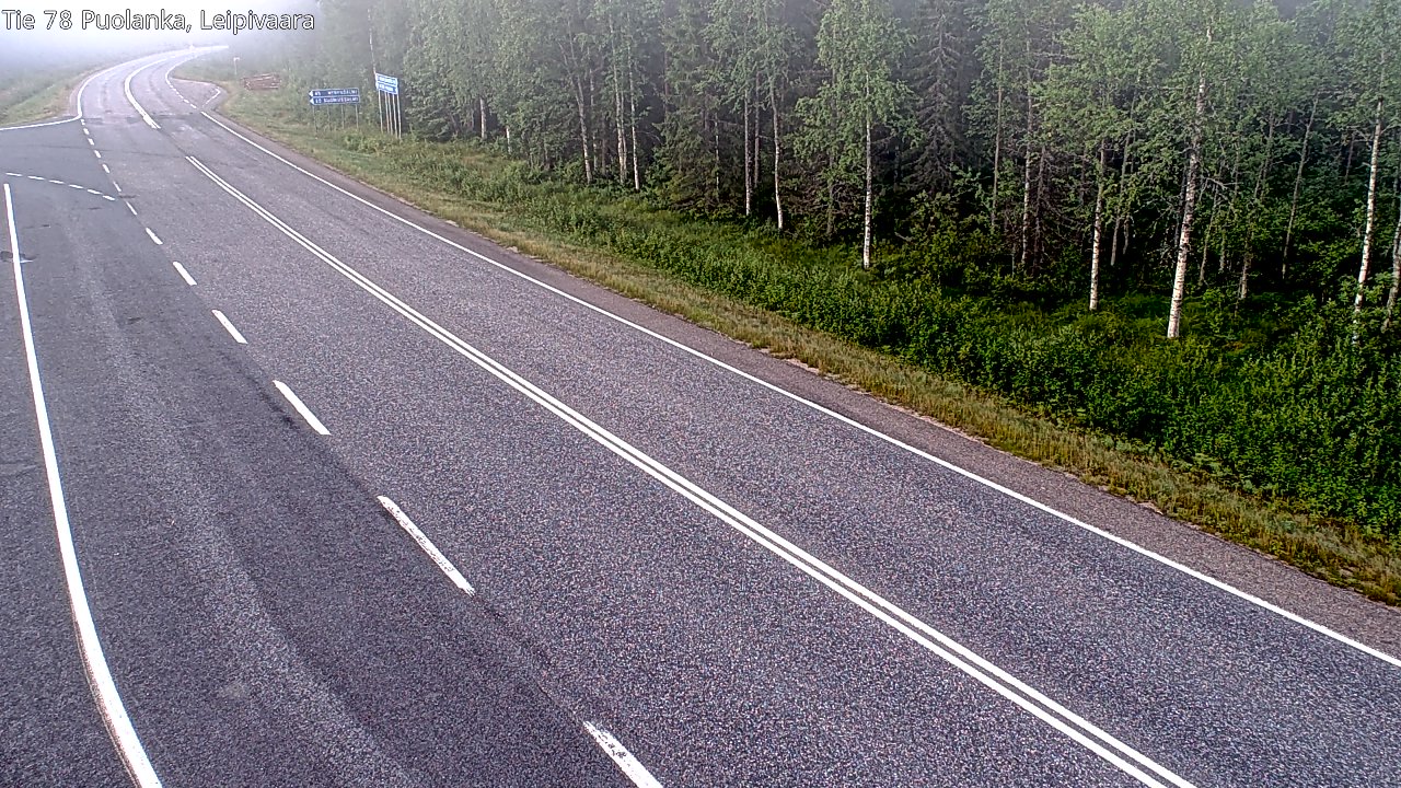 Kelikamerat Kuva Tie 78 Puolanka, Leipivaara, Puolanka, Kainuu