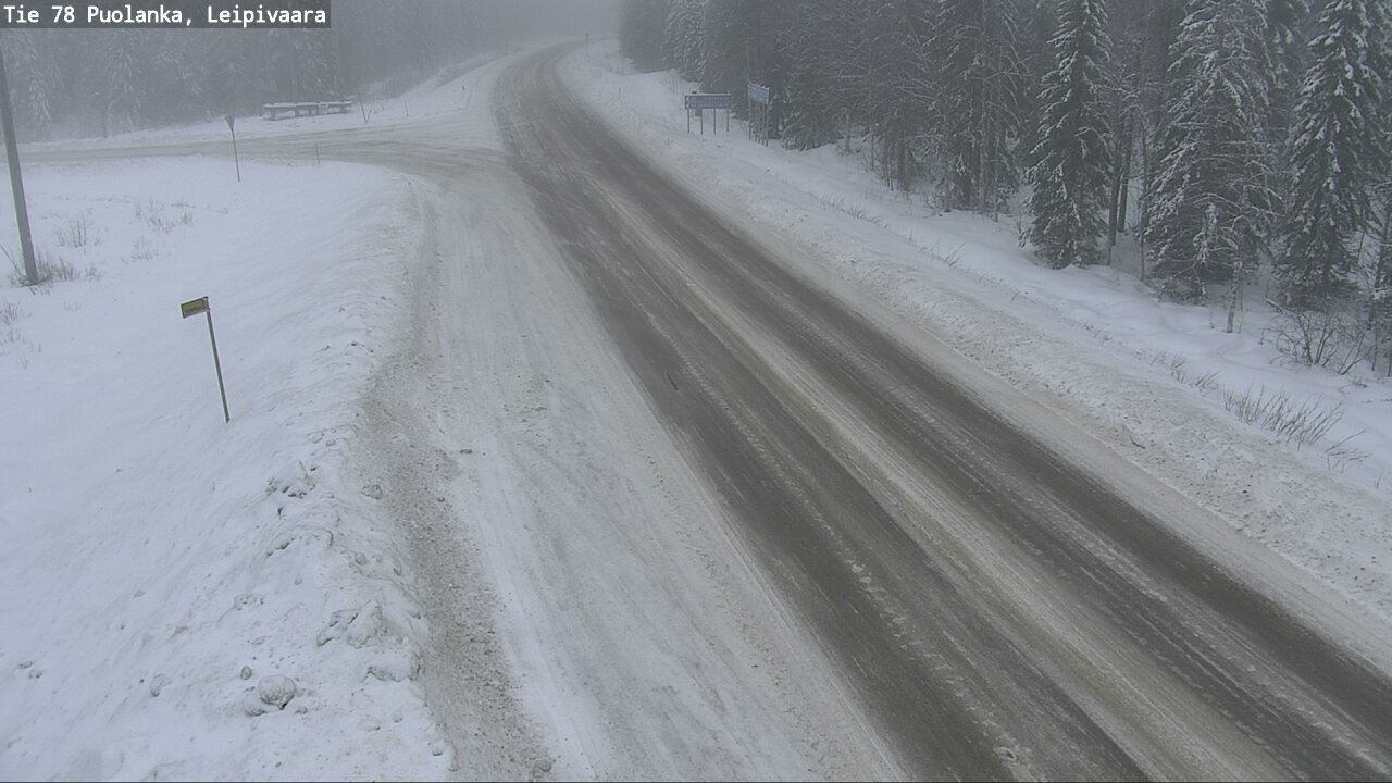 Weather Camera Image Road 78 Puolanka, Leipivaara, Puolanka, Kainuu