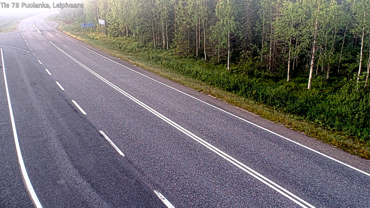 Kelikamerat Kuva Tie 78 Puolanka, Leipivaara, Puolanka, Kainuu