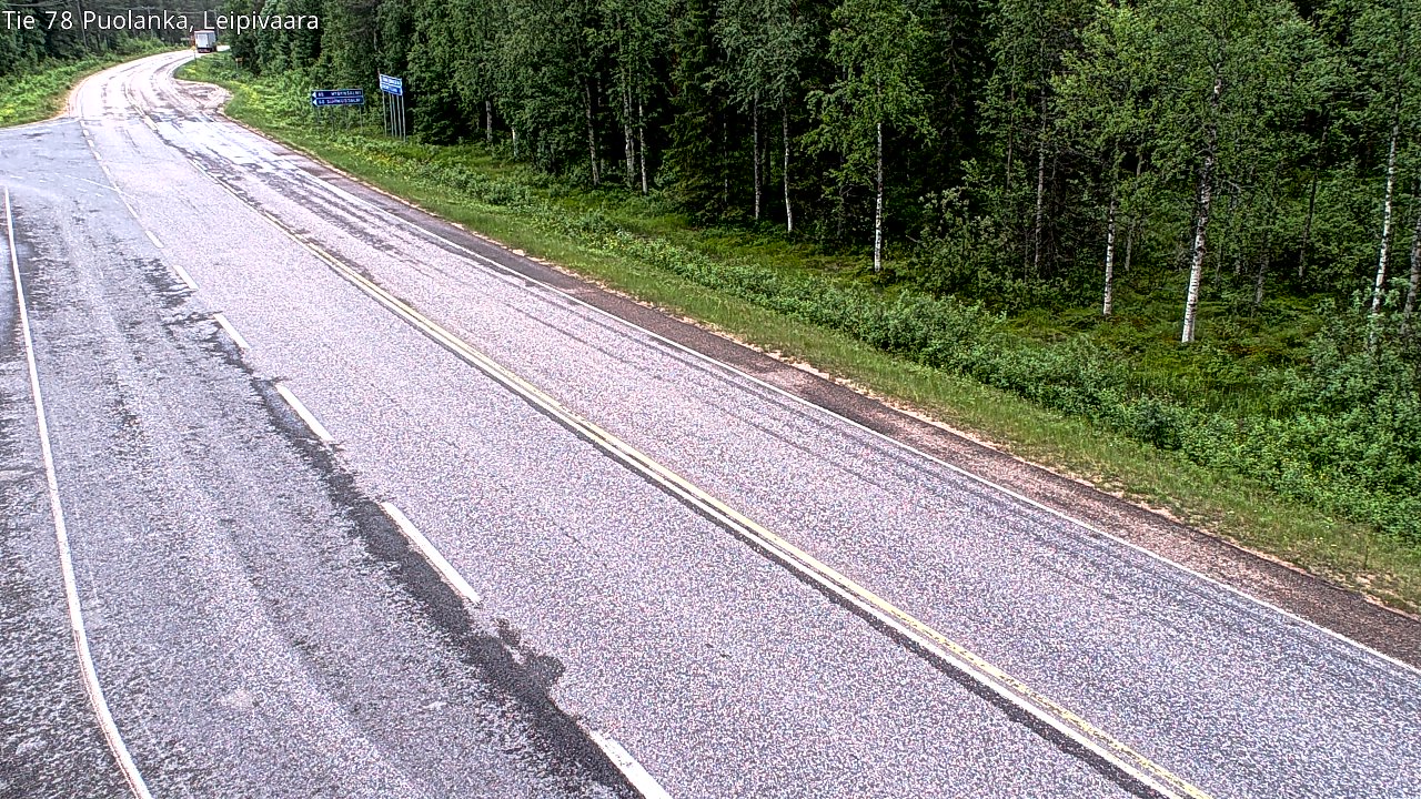 Weather Camera Image Road 78 Puolanka, Leipivaara, Puolanka, Kainuu