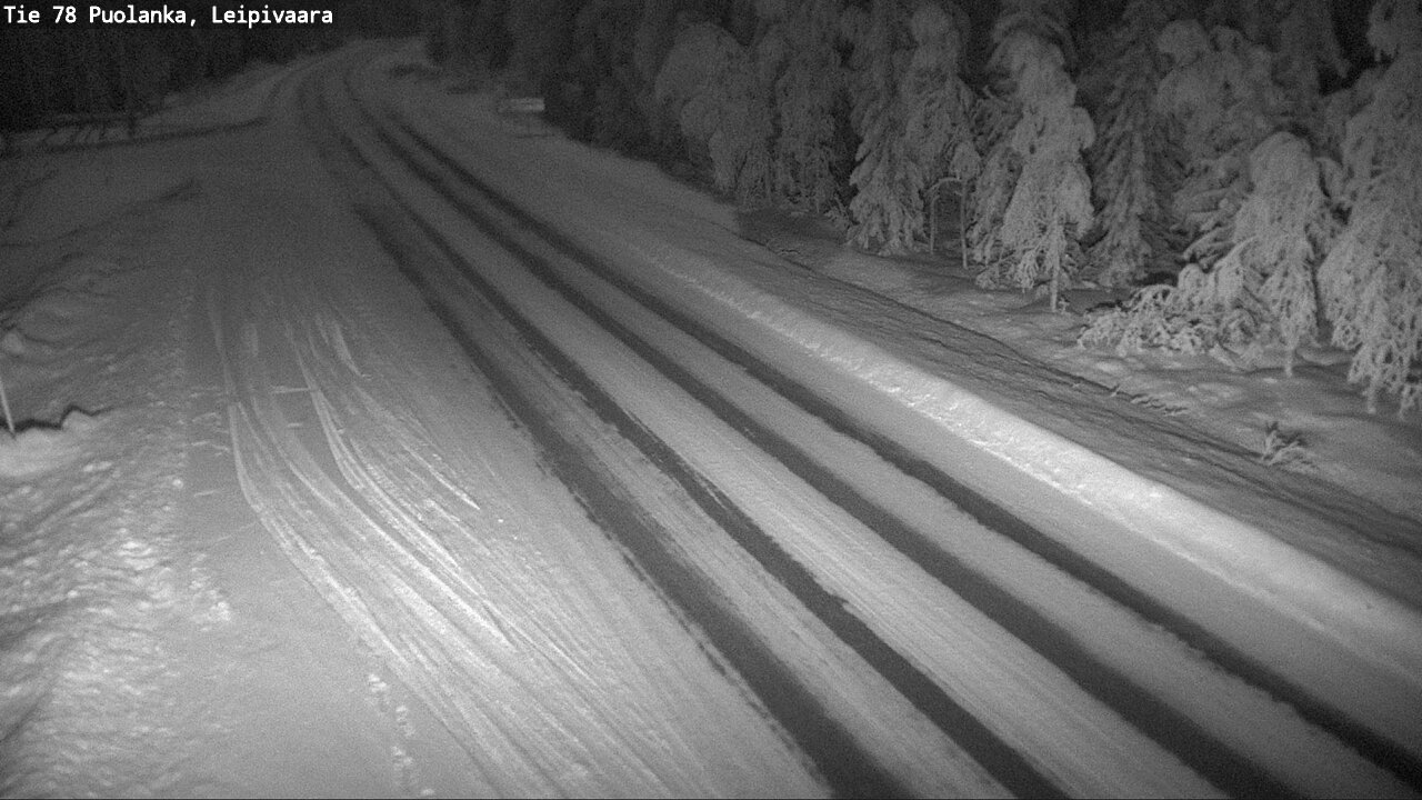 Weather Camera Image Väg 78 Puolango, Leipivaara, Puolanka, Kainuu