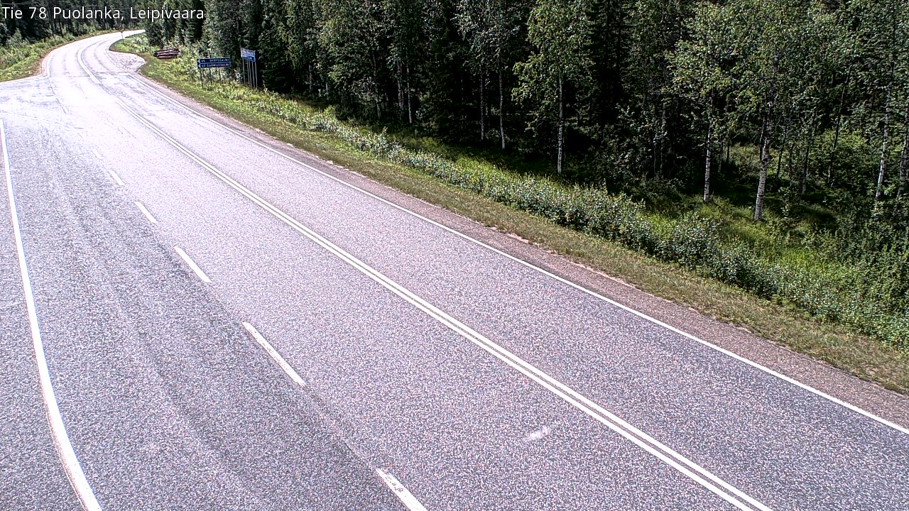 Kelikamerat Kuva Tie 78 Puolanka, Leipivaara, Puolanka, Kainuu