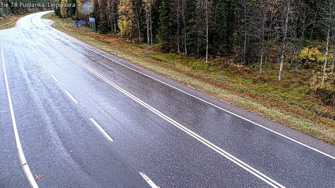 Weather Camera Image Road 78 Puolanka, Leipivaara, Puolanka, Kainuu