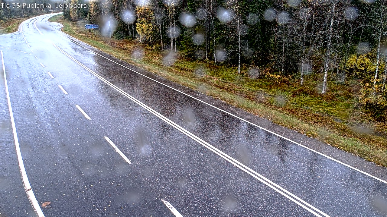 Weather Camera Image Road 78 Puolanka, Leipivaara, Puolanka, Kainuu