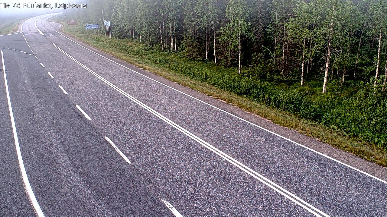 Kelikamerat Kuva Tie 78 Puolanka, Leipivaara, Puolanka, Kainuu