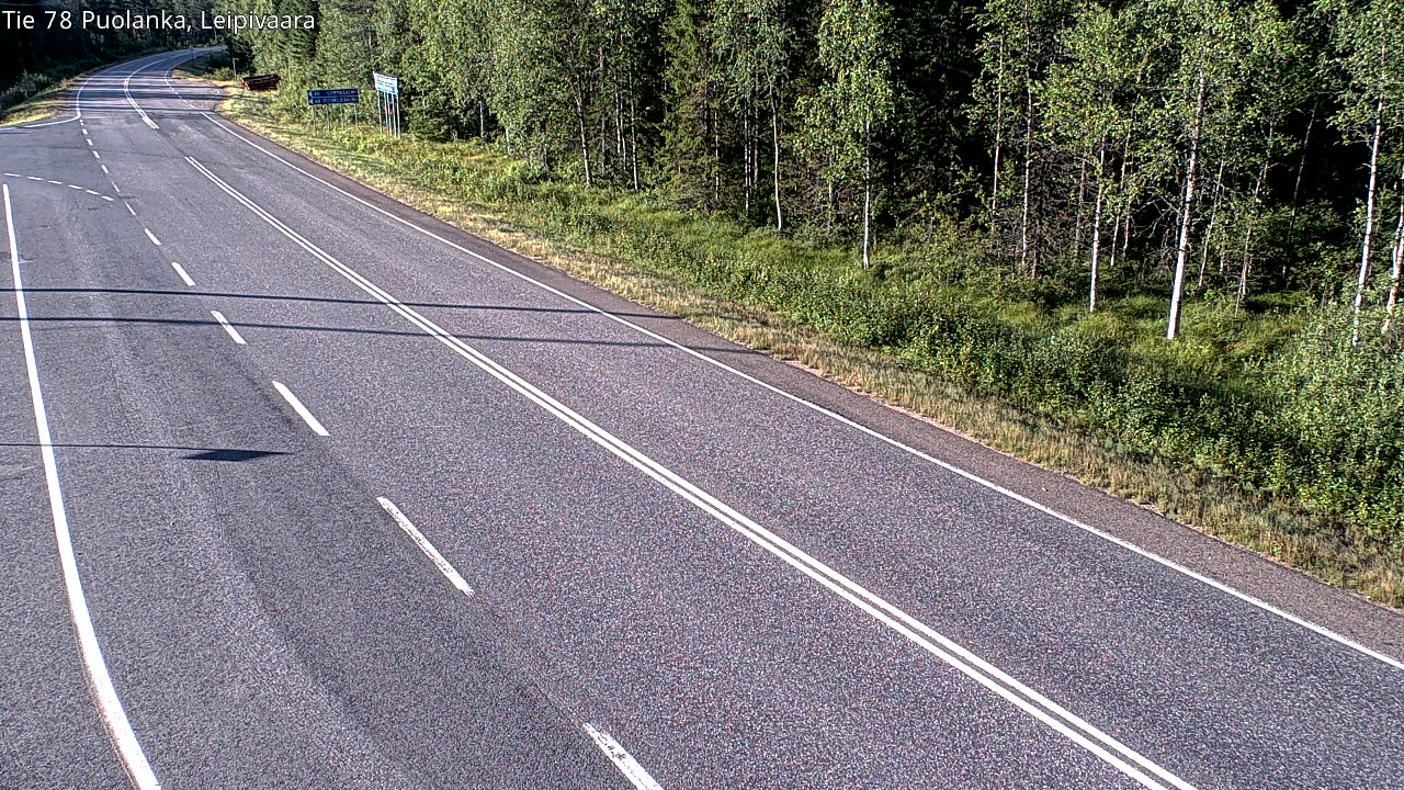 Kelikamerat Kuva Tie 78 Puolanka, Leipivaara, Puolanka, Kainuu