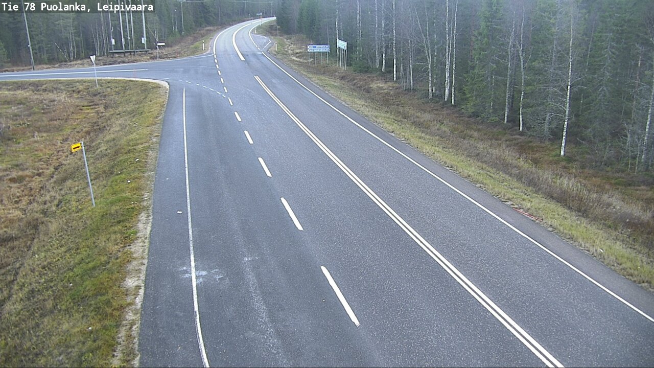 Kelikamerat Kuva Tie 78 Puolanka, Leipivaara, Puolanka, Kainuu