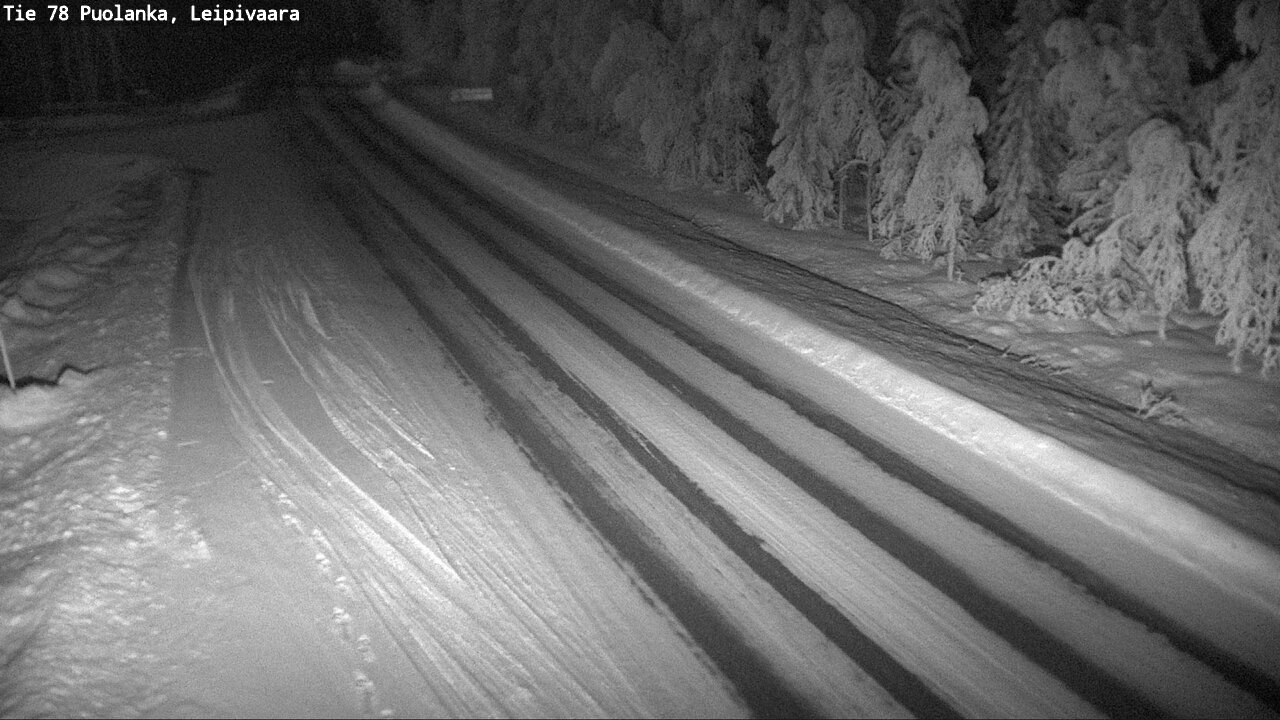 Weather Camera Image Väg 78 Puolango, Leipivaara, Puolanka, Kainuu