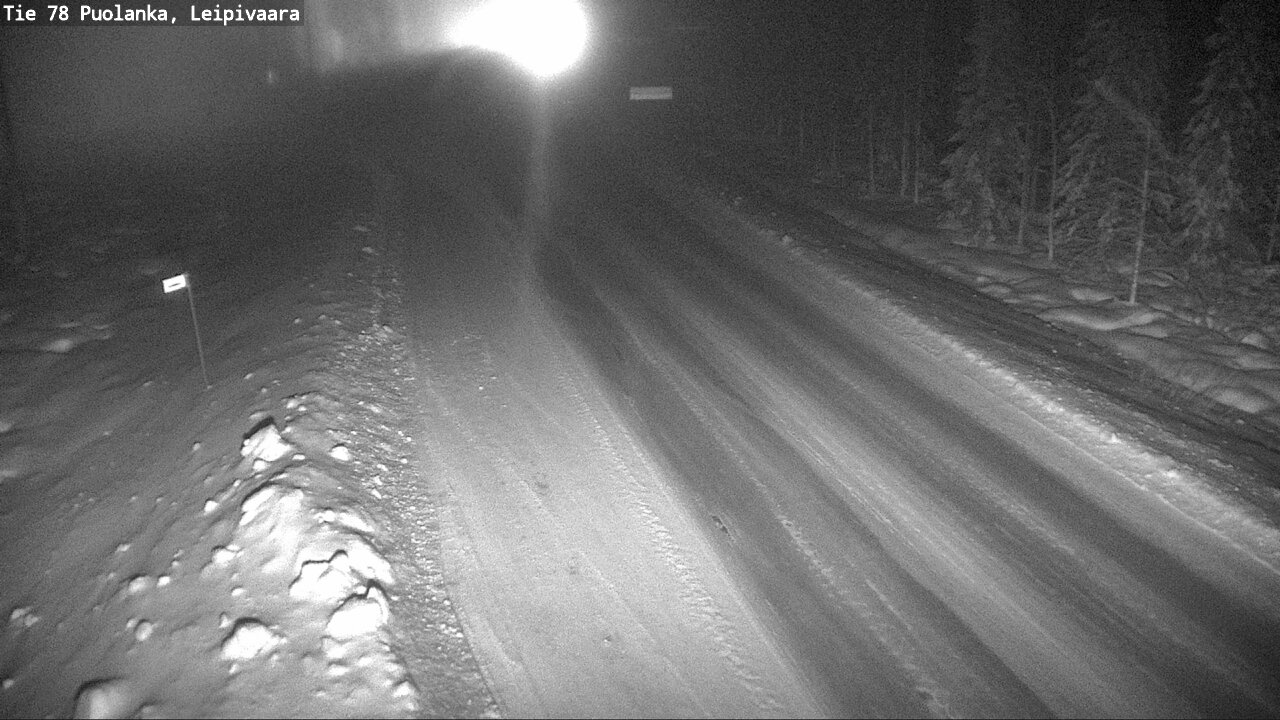 Weather Camera Image Road 78 Puolanka, Leipivaara, Puolanka, Kainuu