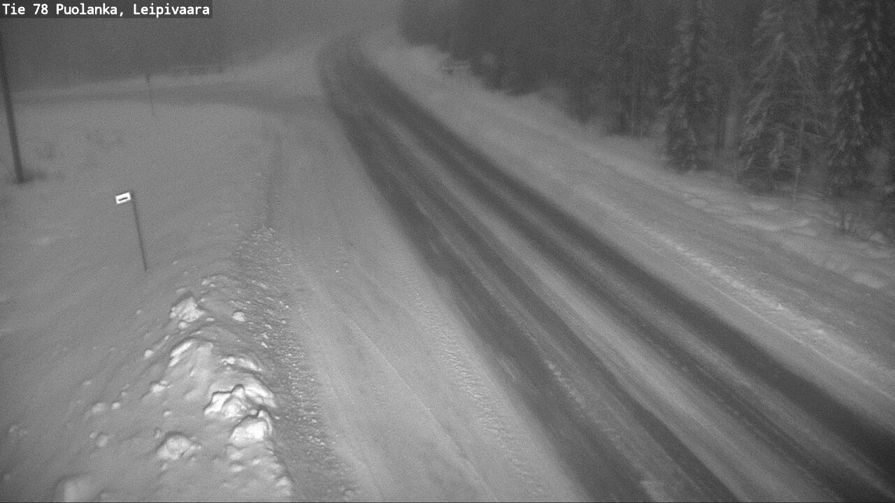 Weather Camera Image Road 78 Puolanka, Leipivaara, Puolanka, Kainuu