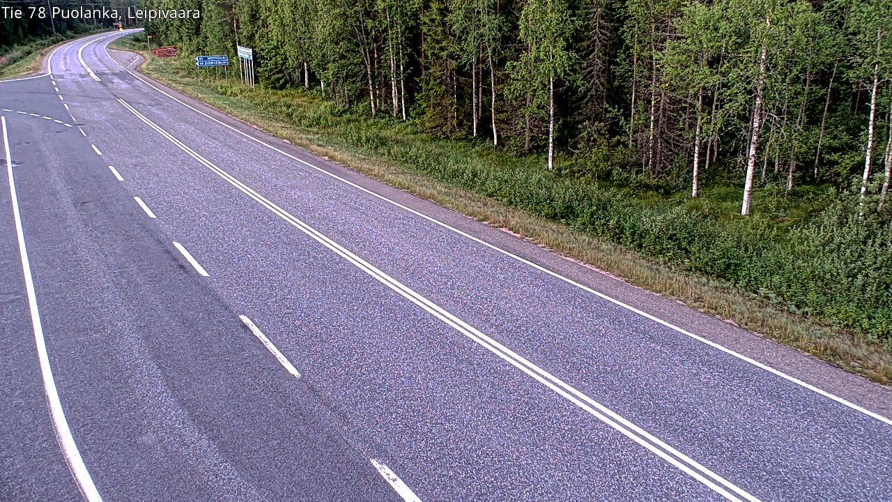 Kelikamerat Kuva Tie 78 Puolanka, Leipivaara, Puolanka, Kainuu