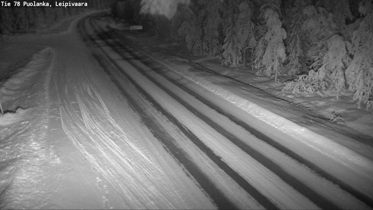 Weather Camera Image Väg 78 Puolango, Leipivaara, Puolanka, Kainuu